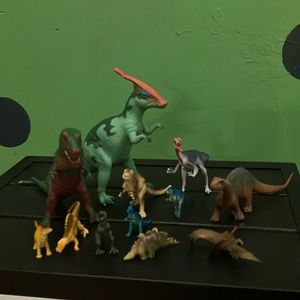 Set of Dinosaur figures